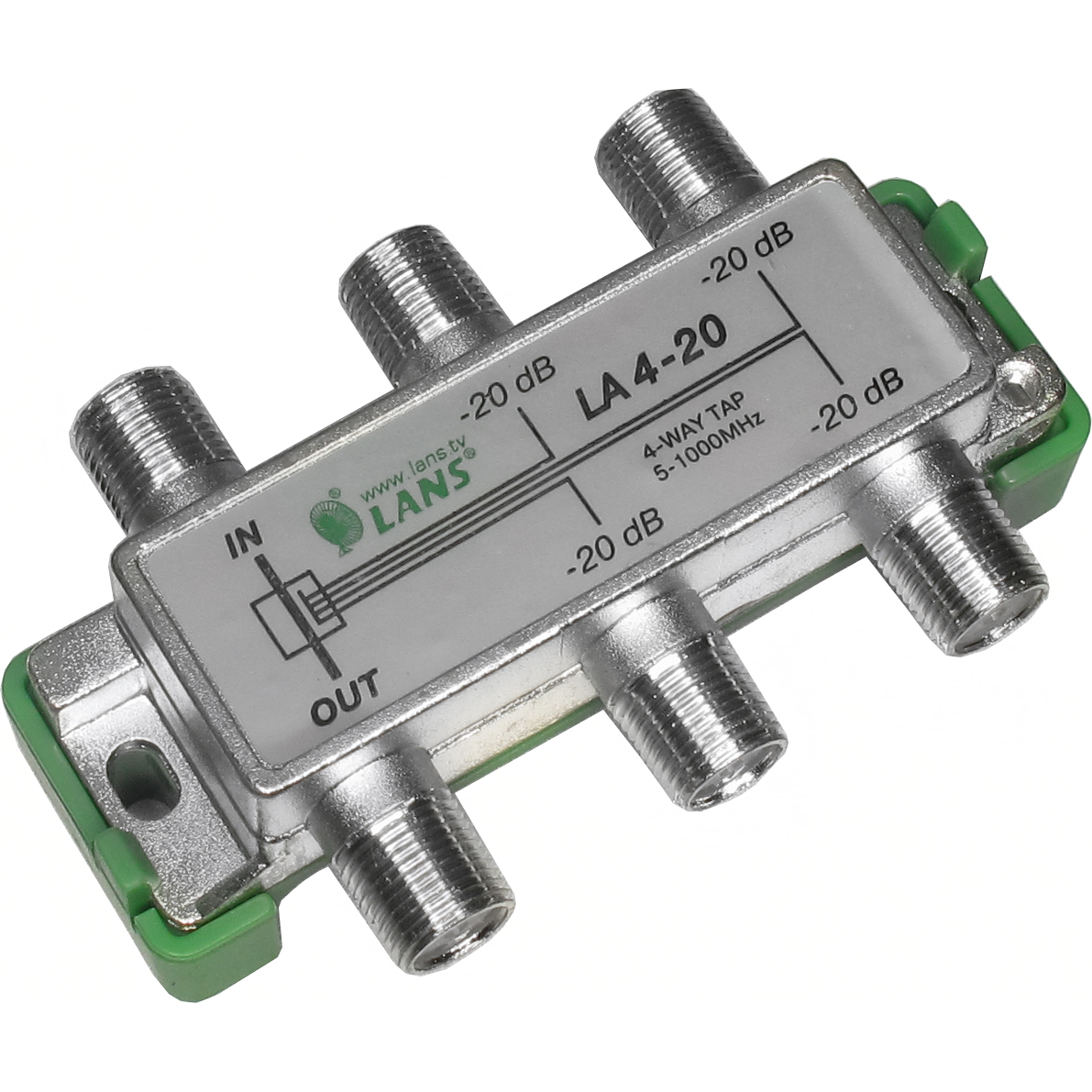 Ответвители телевизионные. Ответвитель la 4-16. Ответвитель на 4 отвода / 20 ДБ la 4-20 lans. Ответвитель абонентский 5…1000 МГЦ, 4 отвода, затухание на отвод 16 ДБ. Ответвитель на 4 отвода, 16 ДБ Тан-416f этикетка.